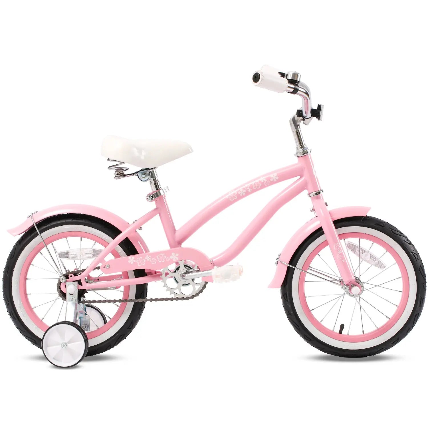 Beach cruiser with training wheels top