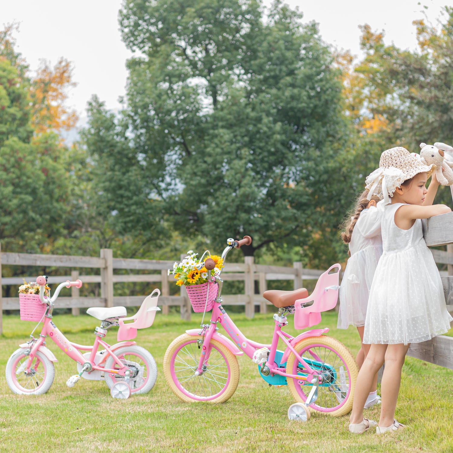 Glerc 12"-20" Girls Cute Pink Bike-Maggie