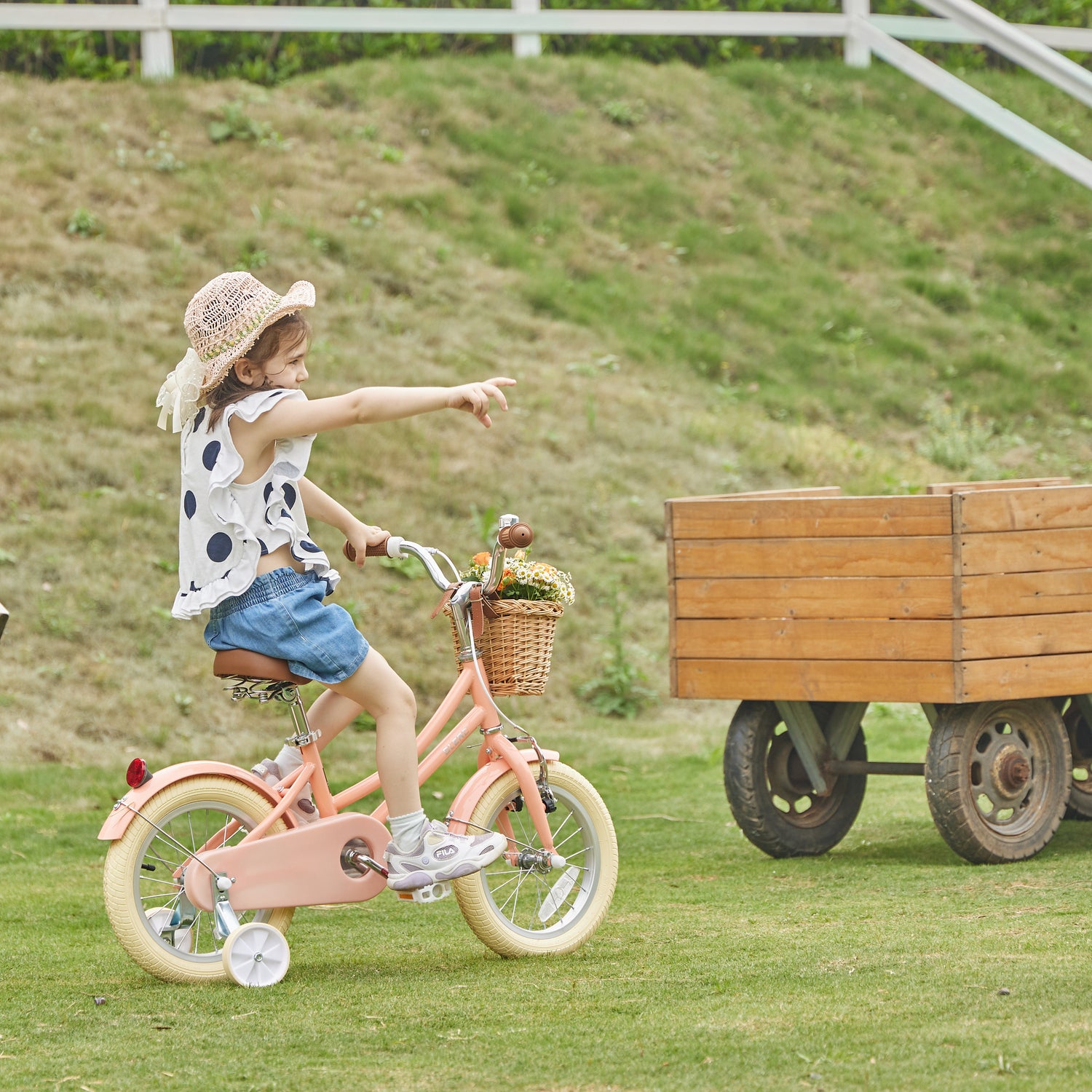 Glerc 12"-20" Girls Bike with Fender-Little Molly