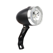 Front-Mounted Black Bike Light
