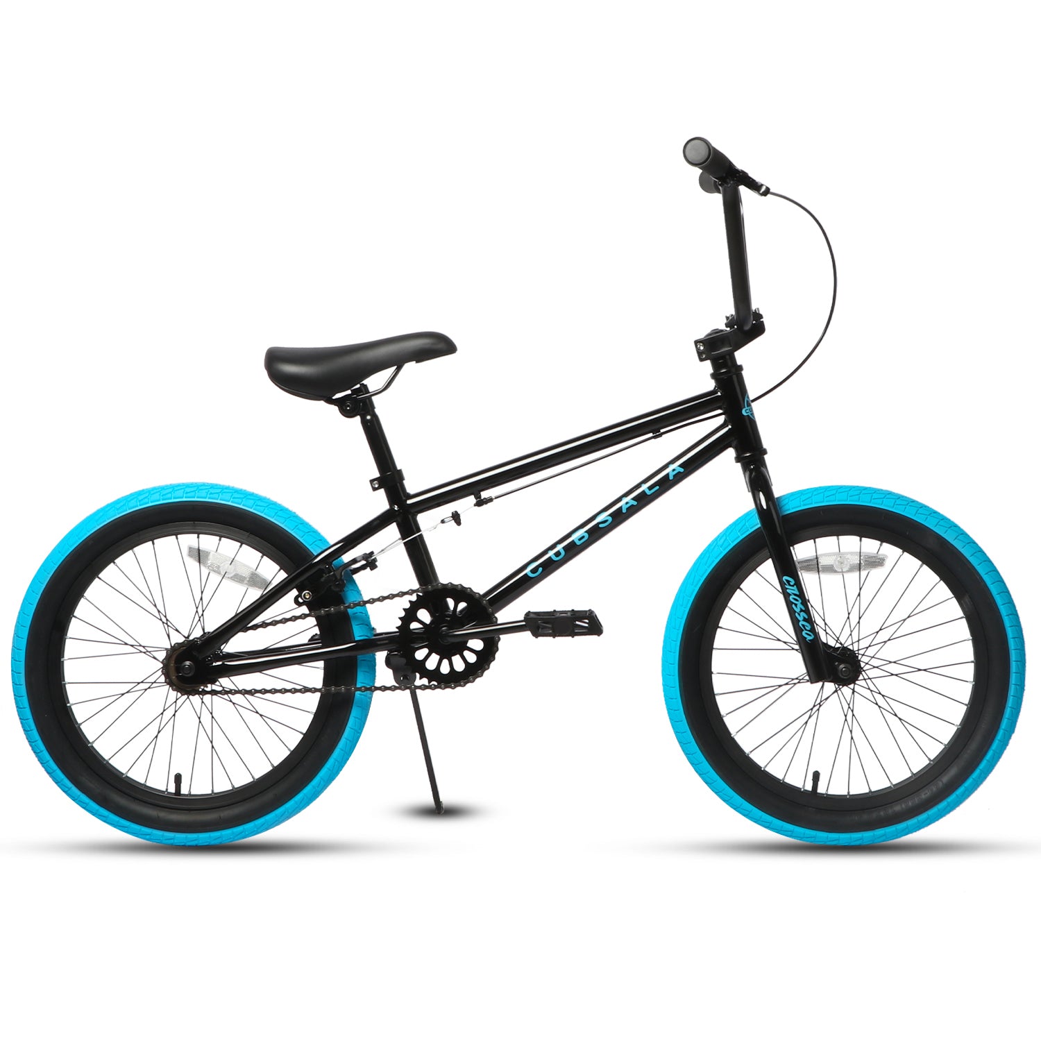 Black with Blue Tires