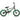 Black with Green Tires