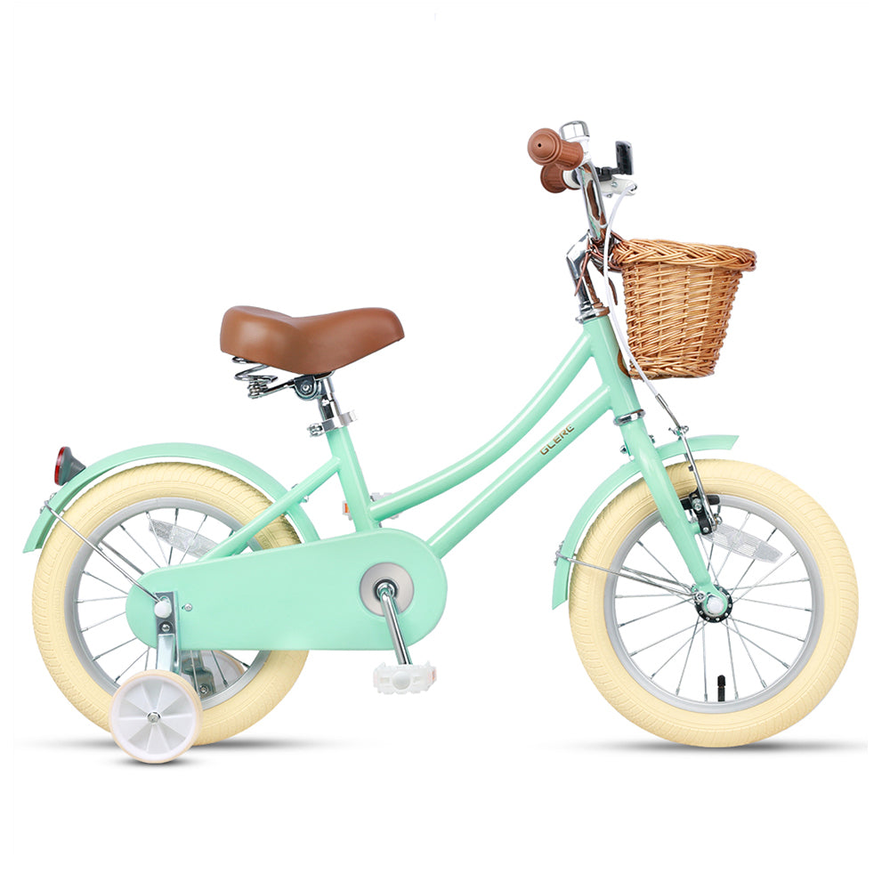 14 Inch Vintage Girls Bike with Basket | Little Molly – GLERC BIKES