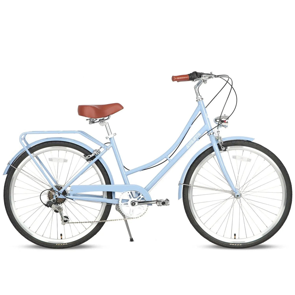Glerc 26 Black Tires 6 Speed Hybrid Cruiser Bike Astrid GLERC BIKES