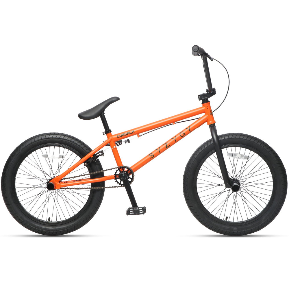 Orange with Black Tires