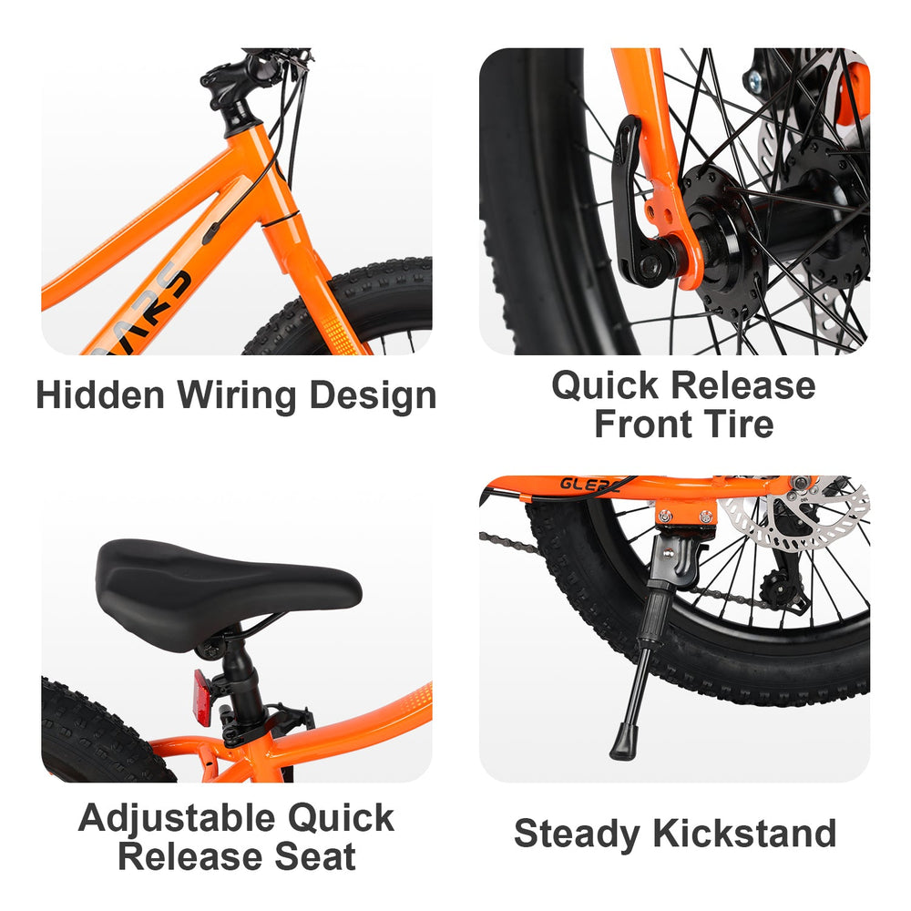 mars mountainbike Glerc 24" Mountain Bike For Beginner