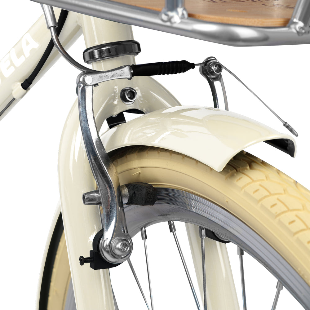 Vela 26 Inch 6 Speed Hybrid Bike with Basket – GLERC BIKES
