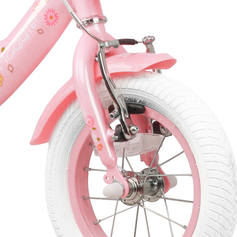 14 inch Girls Bicycle With Doll Bike Seat for 3 - 5 Years