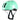 Mint Green Retro Helmet