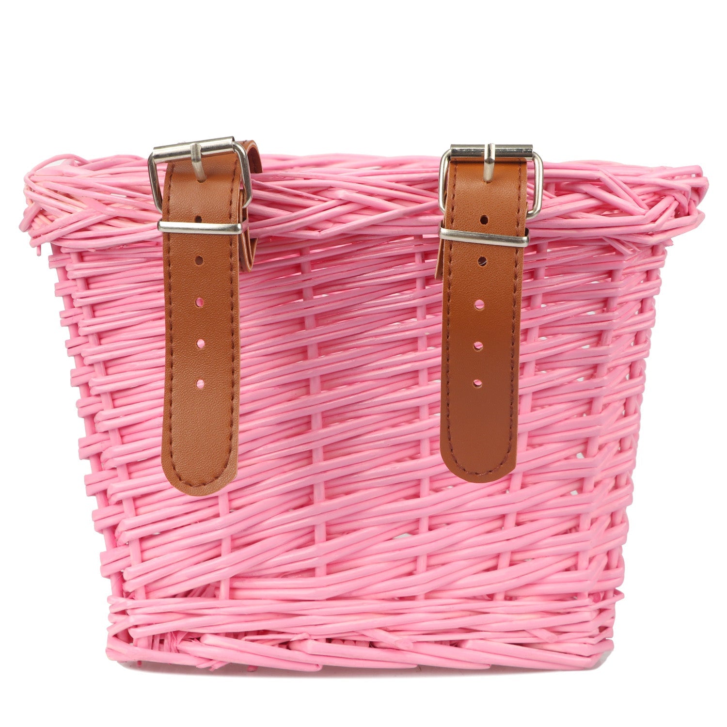 Pink Wicker Basket