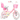 Glerc 12"-16" Girls Cute Pink Bike-Maggie