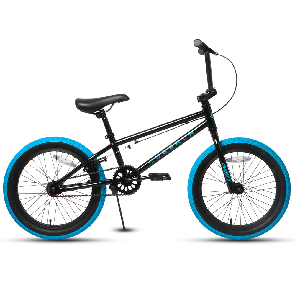 18 inch bmx bicycle Raven Trickster Bike yet is suited for a little guy thats not quite ready for full Elite BMX Bicycle 18", 20"