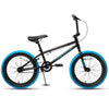 Black with Blue Tires