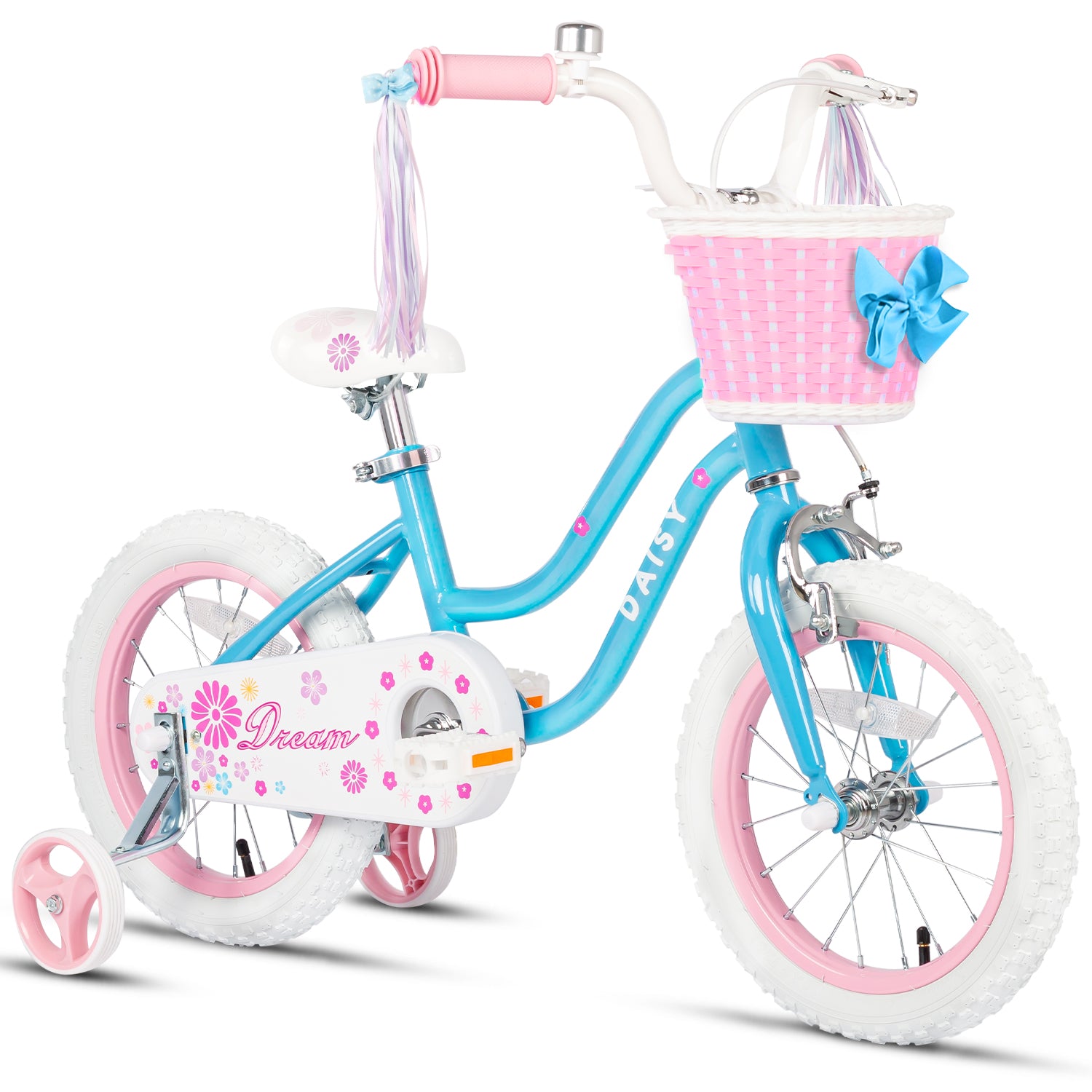 16 inch bike sales with stabilisers and basket