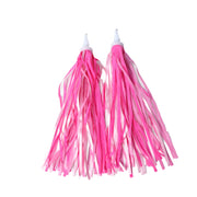 Fun Handlebar Streamers - Pink Fairy Tassels For Kids Bike